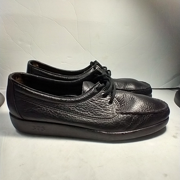 SAS Amigo Black Leather Comfort Laceup Shoes Men\'s sz 15N. main image 6